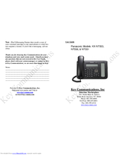 Panasonic kx-nt343 user manual pdf